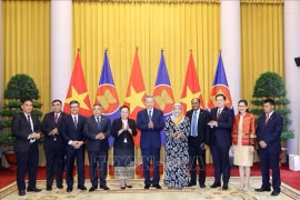 Le président To Lam reçoit des diplomates de l'ASEAN et du Timor Leste