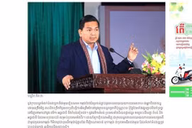 Le docteur Kin Phea, directeur de l'Institut des relations internationales de l'Académie royale du Cambodge. Photo: VNA