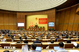 Conférence nationale pour lancer le dressement du bilan de la mise en œuvre de la résolution n° 18-NQ/TW. Photo: VNA