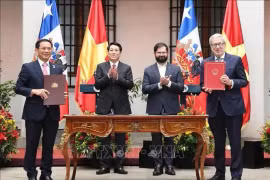 Le président Luong Cuong au Chili pour renforcer le partenariat global