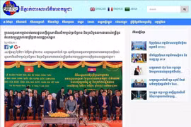 Les médias cambodgiens saluent la visite du président de l'Assemblée nationale Trân Thanh Mân. Photo: VNA