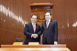 Le président de l'AN du Vietnam Tran Thanh Man en visite officielle à Singapour