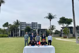 Cérémonie de remise des ossements de militaires américains portés disparus lors de la guerre au Vietnam. Photo: ministère vietnamien des Affaires étrangères