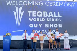 Ouverture des Teqball World Series 2024 à Binh Dinh. Photo: binhdinh.gov.vn