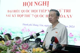 Le président To Lam rencontre des électeurs de Hung Yen
