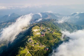 Le géoparc de Lang Son vu d'en haut. Photo : baoquocte