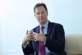 Nick Clegg, président des affaires mondiales de Meta. Photo : VietnamPlus