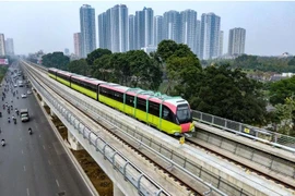 Hanoi prévoit de construire 15 lignes ferroviaires urbaines. Photo : VietnamPlus