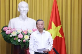 Le président Tô Lâm s’exprime à la réunion du Comité central de pilotage de la réforme judiciaire, à Hanoi, le 31 juillet. Photo : VNA