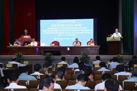 Vue de la conférence du Comité des affaires ethniques du gouvernement, à Hanoi, le 8 juillet. Photo : VNA