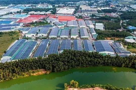 Usines dans la ville de Tân Uyên, province méridionale de Binh Duong Photo : VNA