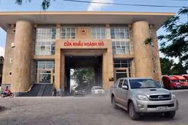 Le poste-frontière de Hoành Mô. Photo: baochinhphu.vn