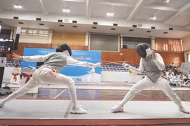 Jusqu’à présent, aucun escrimeur vietnamien n’est parvenu à valider son billet pour les JO de Paris 2024. Photo : VNA