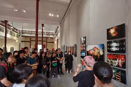 Plus de 40 événements ont été organisés dans le cadre de la première édition de Photo Hanoi. Photo: CVN