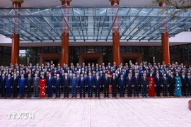 Le 13e Comité central du Parti communiste du Vietnam se réunit pour sa conférence à Hanoi, le 3 août. Photo: VNA