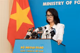 La porte-parole du ministère des Affaires étrangères Pham Thu Hang. Photo: VNA