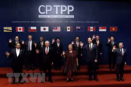 Signature officielle de l'accord trans-Pacifique CPTPP au Chili