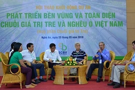 Lancement d’un projet de l’Oxfam sur les palourdes et le bambou dans 5 provinces vietnamiennes