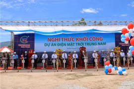 Mise en chantier d'une centrale solaire de 216 millions de dollars à Ninh Thuan