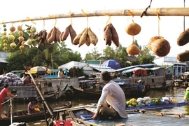 Le marché flottant de Nga Nam à Soc Trang