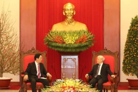 Le secrétaire général du Parti reçoit l’ambassadeur chinois