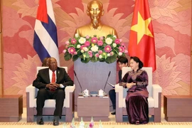 La présidente de l’AN rencontre le premier vice-président cubain