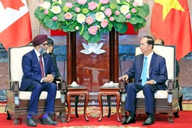 Le président Tran Dai Quang reçoit le ministre canadien de la Défense 