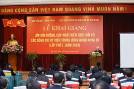 Ouverture d’une formation à l’intention des membres du CC du PCV