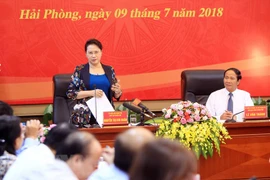 La présidente de l’AN en visite de travail à Hai Phong