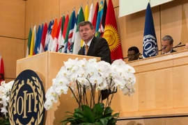 Le Directeur général de l'OIT Guy Ryder à l'ouverture de la 104e session de la Conférence internationale du Travail.