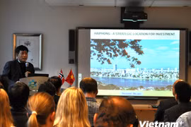Duong Ngoc Tuan, directeur du Service du plan et de l'investissement de Hai Phong (Source: l'ambassade du Vietnam)
