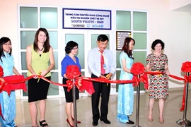 Cérémonie d’inauguration du CIV, le 1er avril à HCM-Ville.