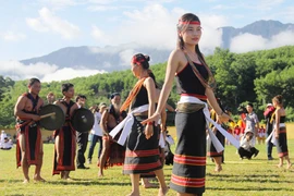 Quang Nam : Ouverture du festival culturel et sportif des ethnies minoritaires. Photo : Net