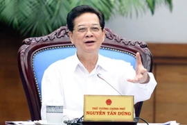 Le gouvernement a tenu, lundi à Hanoi, sa réunion périodique du mois de février, sous l’égide du Premier ministre Nguyên Tân Dung. (Source : VNA)