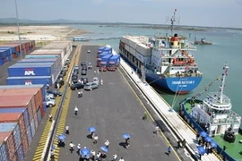 Le port Chu Lai-Truong Hai. (Photo: Nguyen Son/Vietnam+) 