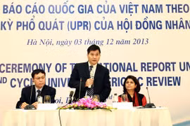 M. Hoang Chi Trung, chef du Département des organisations internationales du ministère des Affaires étrangères (Source: VNA)