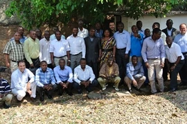 Le projet d’établissement de l’Université Félix Houphouët-Boigny, atelier réalisé du 8 au 12 juillet 2013 au Côte d’Ivoire. Photo : CTV/VNA