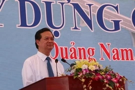 Quang Nam: mise en chantier du pont de Cua Dai