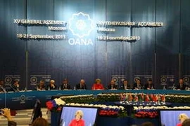 La 15e Assemblée générale de l'Organisation des agences de presse d'Asie-Pacifique. (Photo: Duy Trinh/VNA)