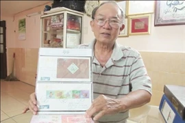 Le philatéliste N°1 du pays Dô Thành Kim (Source: Internet)