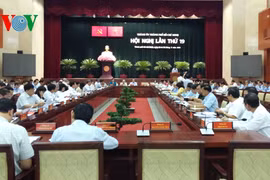 Ouverture de la 19e conférence du comité exécutif de l’organisation municipale du Parti. Photo : VOV