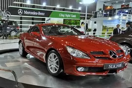 Les voitures sont présentées au Vietnam Motor Show 2009. Photo : VNA