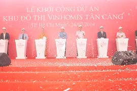 La cérémonie de mise en chantier du projet Vinhomes Tân Cang (Source: Internet)