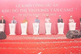 La cérémonie de mise en chantier du projet Vinhomes Tân Cang (Source: Internet)