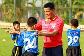 L'entraînement des footballeurs en herbe. (Source: AVI) 