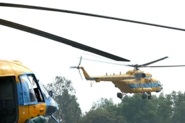 Les avions du Vietnam participant aux opérations de recherche du vol MH370. Photo : VNA