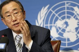 Le secrétaire général de l’ONU Ban Ki-moon. Source: AFP