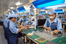 L'usine de Canon dans la province de Bac Ninh, à 30 km de Hanoi. Photo : VNA