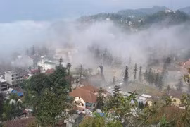 Sapa est un bourg magique plongé dans la brume.Photo : internet