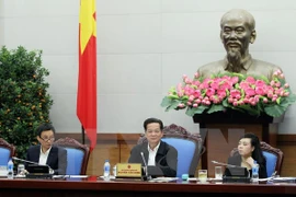 Le PM Nguyen Tan Dung préside la réunion. (Source: VNA)